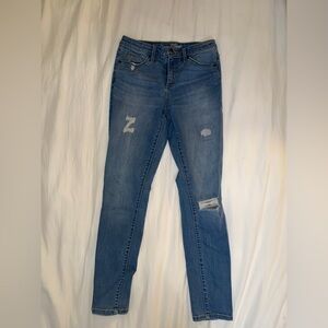 Universal Thread Light Blue Distressed Skinny Jeans